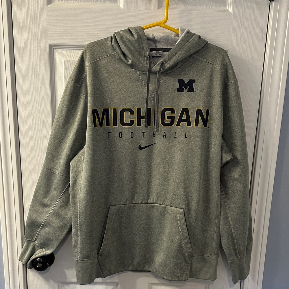 Nike Michigan Football Gray Hoodie
